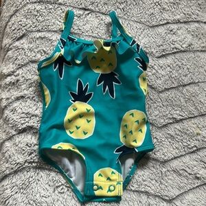 Carter's Teal and Yellow Swimsuit